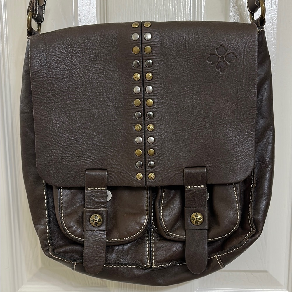 Patricia Nash Dark Brown Crossbody Bag